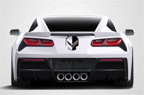 C7 Z51 Z06 Corvette Racing C7R Jake Skull Decal Sticker Chevrolet