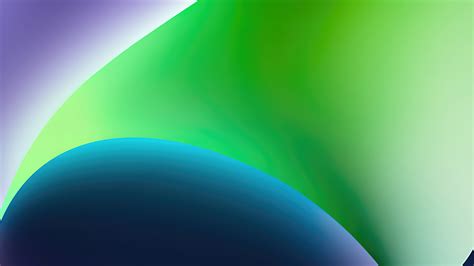 iPhone 14 Abstract iOS 16 Green 4K #330h Wallpaper PC Desktop