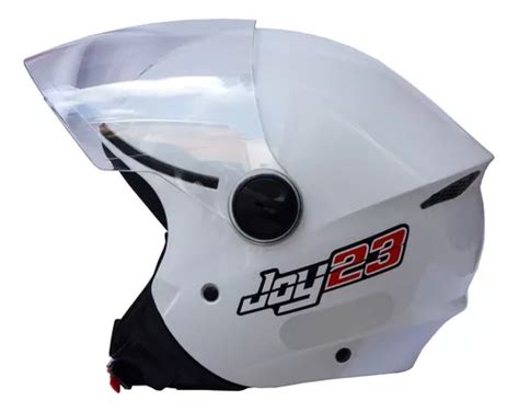 Capacete Joy Branco Open Face Taurus