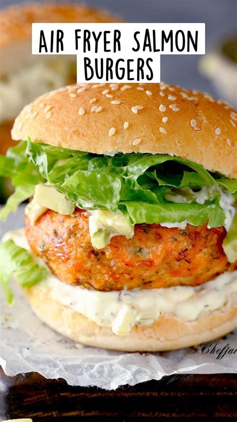 Air Fryer Salmon Burgers Artofit