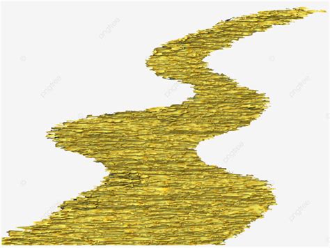 Golden Route Landscape Golden Path Treasure Horizon Business Png