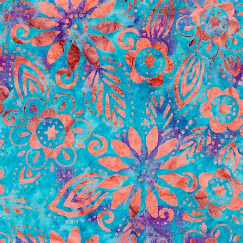 157e Bali Batik Stamp Fabric Freedom Lady Sew And Sew