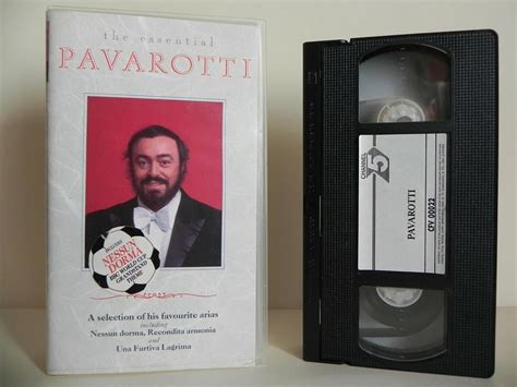 Luciano Pavarotti The Essential Pavarotti Vhs Luciano Pavarotti