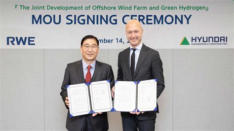 RWE Hyundai Enter Renewables Partnership In South Korea