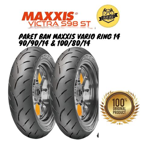 Jual Paket Ban Maxxis Ring Vario Beat Scoopy Ukuran Dan