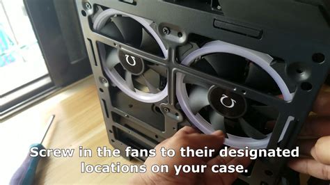 Step By Step Installation Of Case Fans Youtube