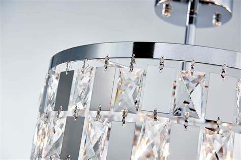 Saint Mossi Lights Modern K Crystal Raindrop Ceiling Light Fitting