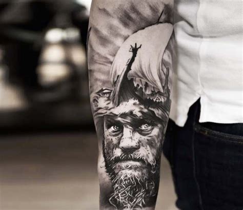 Ragnar Lothbrok Tattoo By Adrian Lindell Post 24375