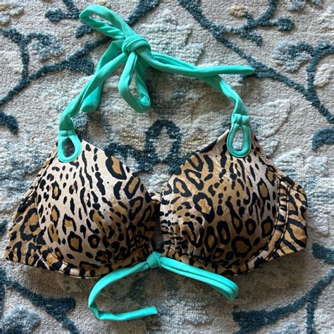 Victoria S Secret Swim Victorias Secret 32a Cheetah Push Up Bikini