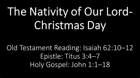 12 25 2022 The Nativity Of Our Lord Christmas Day Youtube