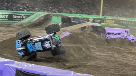 Grave Digger Nitro Tyler Menninga Winning Freestyle Monster Jam Superstar Challenge 2023 Youtube