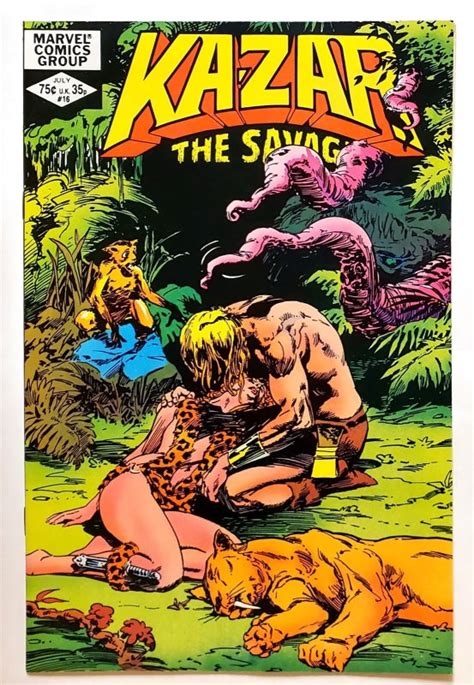 Ka Zar The Savage July Marvel Vf Comic Books Bronze