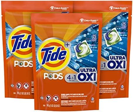 Tide Pods Liquid Laundry Detergent Soap Pacs In Ultra Oxi He