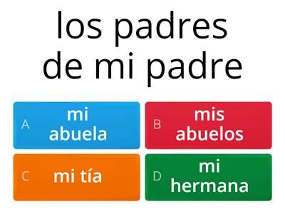 Vocabulario la familia - Teaching resources