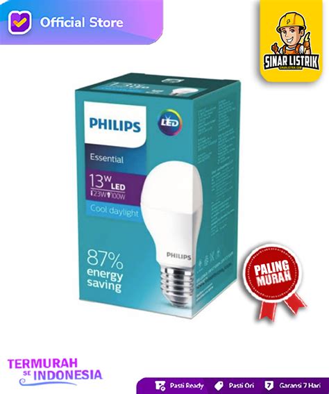 Lampu LED Philips Essential 13 Watt