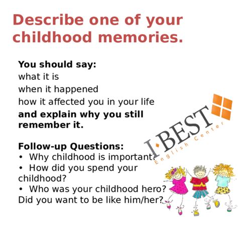 (PPT) Describe one of your childhood memories