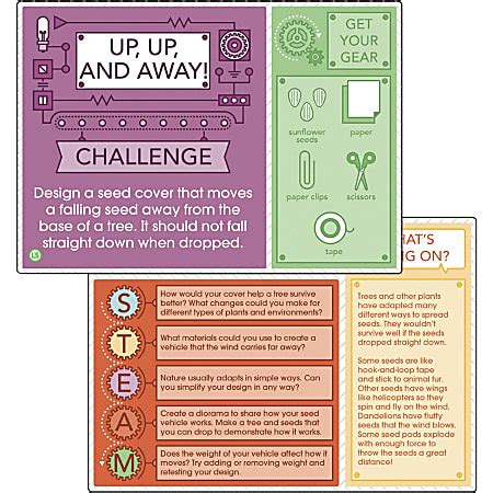 Carson Dellosa STEM Challenges Learning Cards Grades 2 5 Office Depot