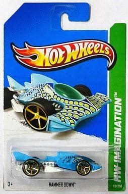 駿河屋 HAMMER DOWN アクアブルー Hot WHeeLS HW IMAGINATION X A ホットウィールhotwheels