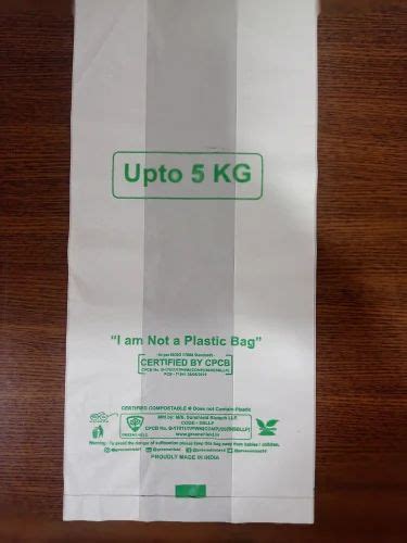 Without Handle Printed Compostable Biodegradable Grocery Bag At Rs