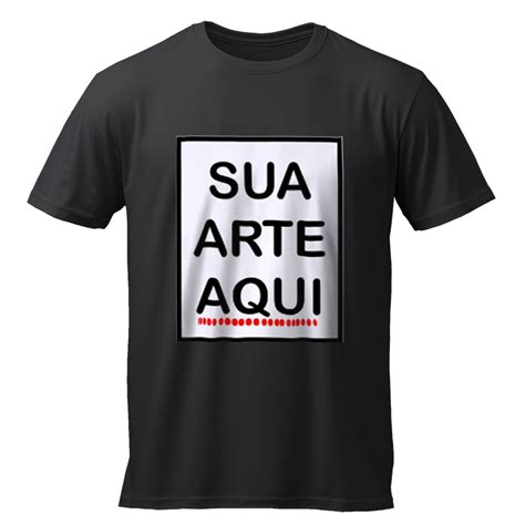 Camiseta Personalizada Unissex Estampamos Sua Ideia Logo Foto Etc