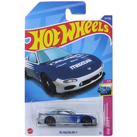 Masinuta Metalica Hot Wheels Falken Mazda RX 7 1995 1 64 EMAG Ro