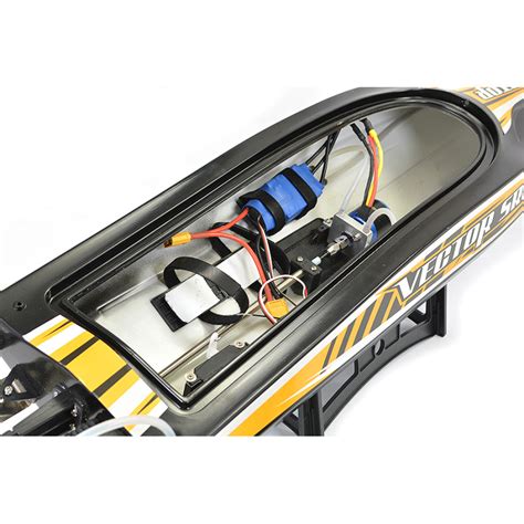 Volantex RC V798 4 VOLANTEX VECTOR SR80 BRUSHLESS BOAT BLACK ORANGE