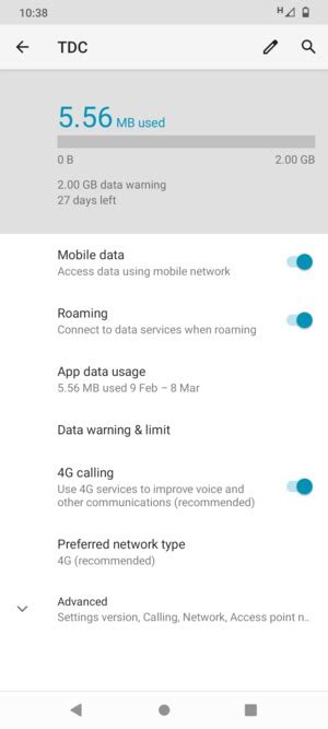 Set Up Roaming Motorola Moto G Pure Android Device Guides