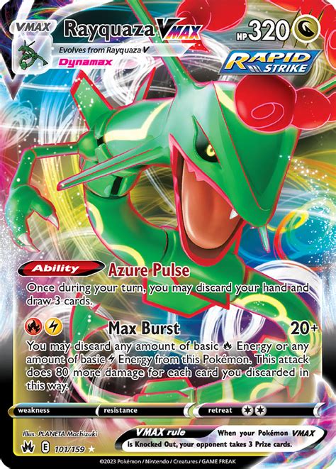 Rayquaza VMAX Crown Zenith CRZ 101 PkmnCards