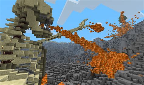 Angry Lava Vomiting Skeleton In A Hell Hole Minecraft Project