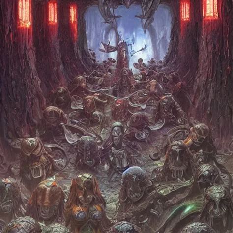 The Void Cultists Lair Fantasy Art By Donato Giancola Stable