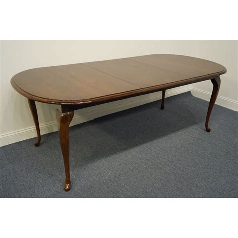 Kincaid Furniture Solid Cherry Traditional Style Dining Table | Chairish