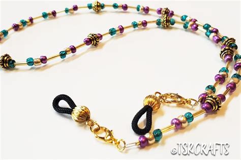 Diy Beaded Eyeglasses Chain Tutorial