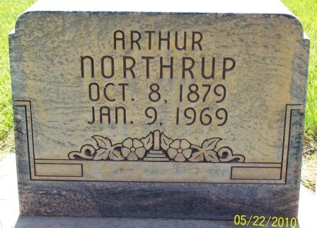 Arthur Northrup 1879 1969 Memorial Find A Grave