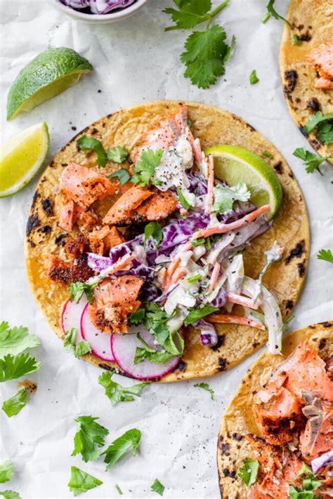 20 Minute Salmon Tacos Isabel Eats