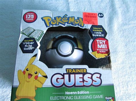 Mavin Pokemon Trainer Guess Electronic Guessing Game Hoenn Edition