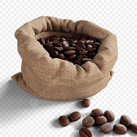 Coffee Bean Bag Png Image Bag Full Of Coffee Beans Coffee Beans Bag