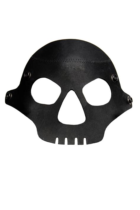 Leather Skull Masks Mens Fashion Head Harness Army Of Men