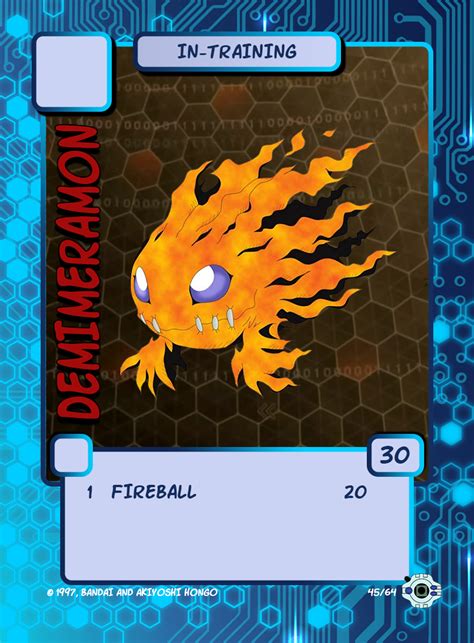 Digimon TCG 145 - DemiMeramon by kaufmanondemand on DeviantArt