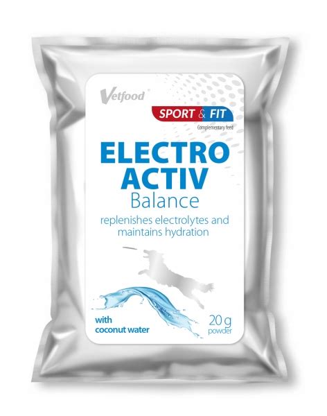 Elektrolity Dla Psa W Proszku G Na Odwodnienie Electroactiv Balance