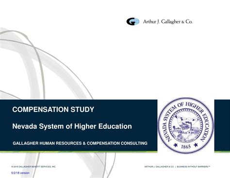 PPT COMPENSATION STUDY Nevada System Of Higher Education PowerPoint