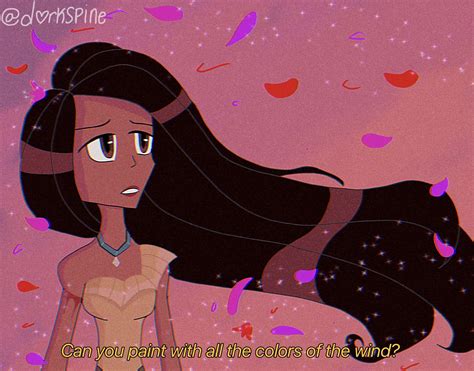 Pocahontas Drawing Colors Of The Wind