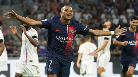 Kylian Mbappe Scores Goals As Psg Rout Lyon In French League