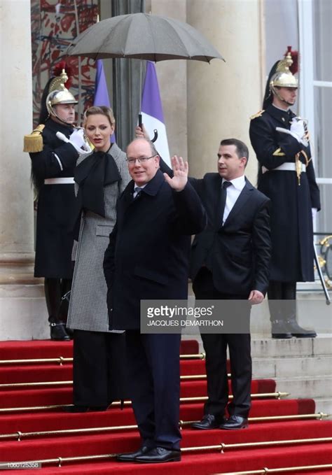 Monaco s prince albert ii and his wife princess charlene arrive at – Artofit