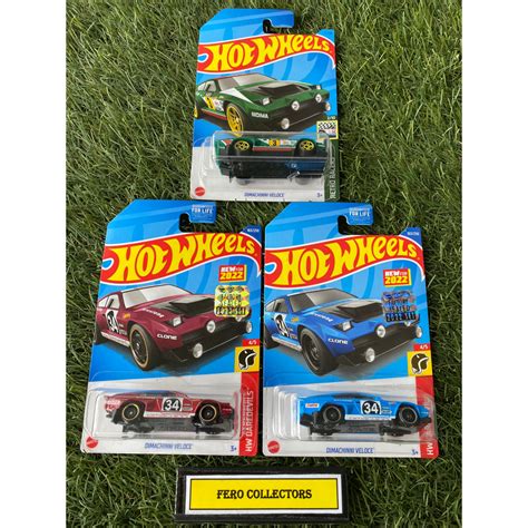 Hot Wheels Dimachinni Veloce Factory Sealed Lot Pcs Shopee