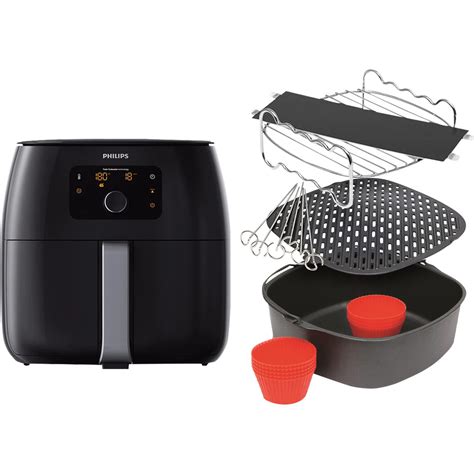 Philips Avance Airfryer Xxl Hd Zwart Accessoireset