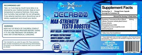 DECA 800 - Max Strength Test Booster | Deca-Steroid.com