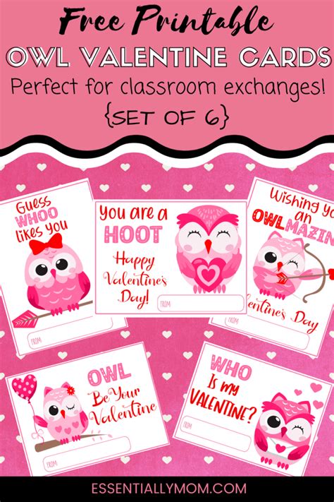 Free Printable Owl Valentines Day Cards Download Free Printable Owl