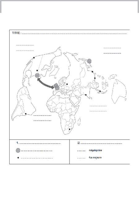 CROQUIS Les Villes Dans La Mondialisation Digipad By La Digitale