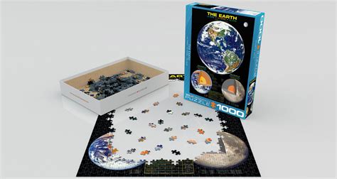 Eurographics The Earth Space Exploration 1000 Pieces Jigsaw Pu