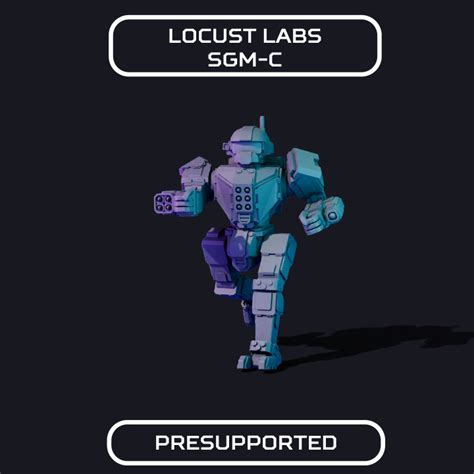 3D Printable 6mm SGM-C by Locust_Labs